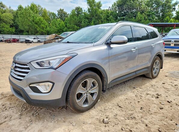 KM8SM4HF0GU144403 2016 HYUNDAI SANTA Серый Задняя левая четверть