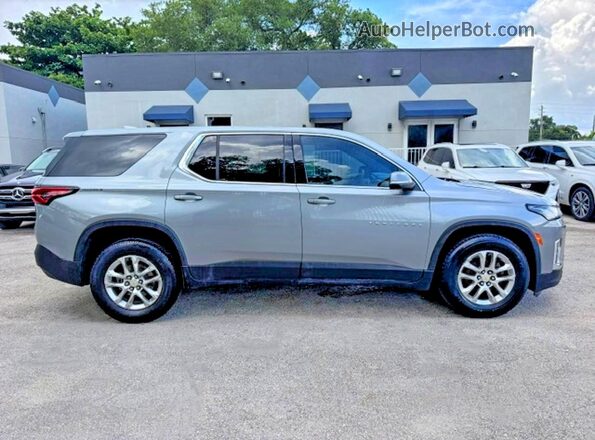 1GNERFKW3PJ223449 2023 CHEVROLET TRAVERSE Gray Սալոնի 360 աստիճան տեսք