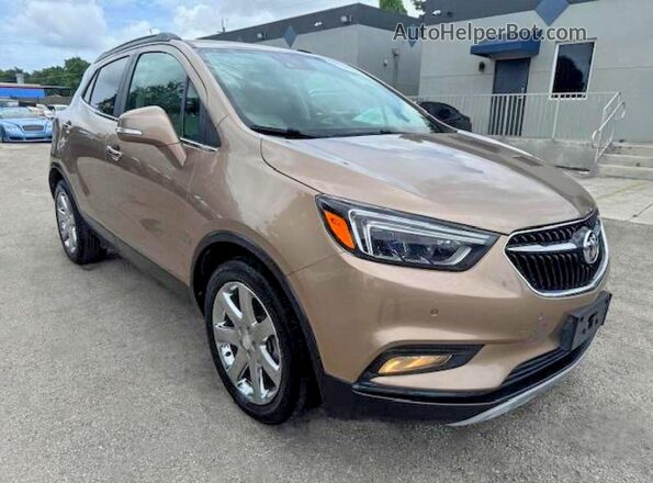 KL4CJCSM3KB734676 2019 BUICK ENCORE Желто-коричневый Вид спереди