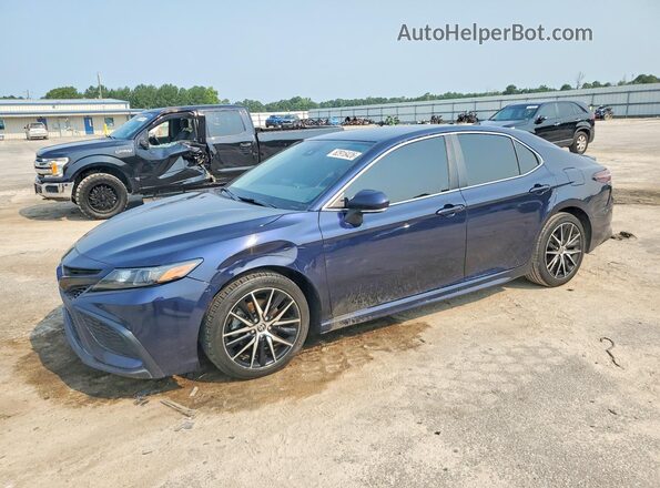 4T1G11AK4NU665867 2022 TOYOTA CAMRY Blue Հետևի ձախ