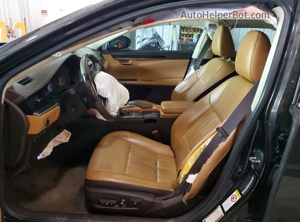 58ABK1GG7GU007644 2016 LEXUS ES Black წინა პანელის ხედი
