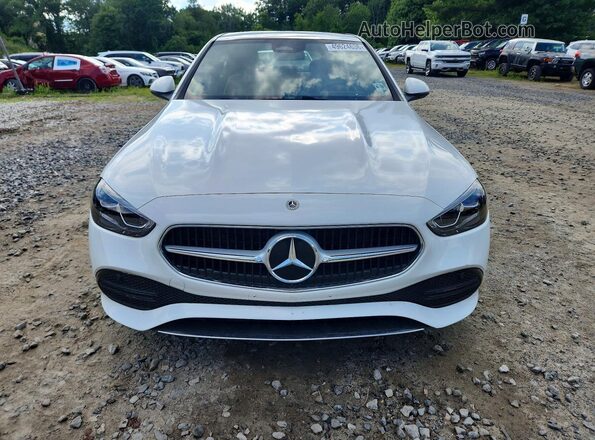 W1KAF4HB6SR277255 2025 MERCEDES-BENZ C White უკანა ხედი