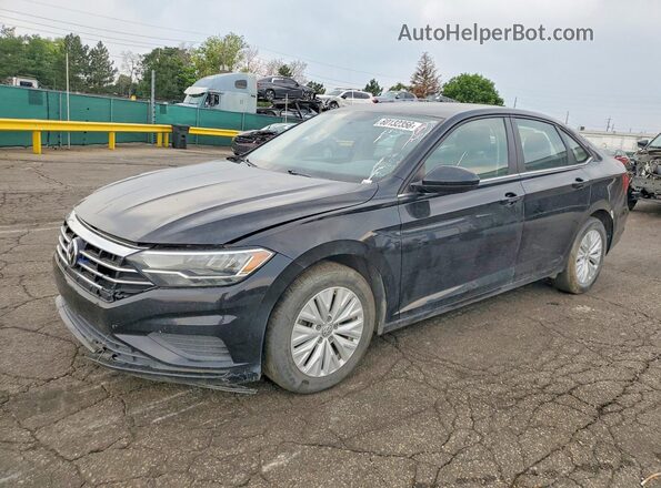 3VWN57BU6KM100391 2019 VOLKSWAGEN JETTA Black Trasero izquierdo