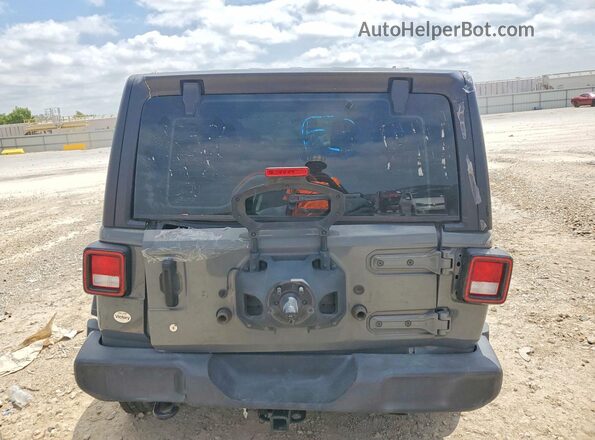 1C4HJXDG7LW133422 2020 JEEP WRANGLER Gray Widok wnętrza z przodu