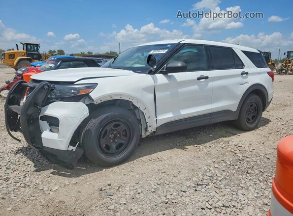 1FM5K8AB2PGB12651 2023 FORD EXPLORER Белый Задняя левая четверть