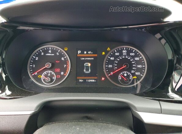5XXG14J26MG017618 2021 KIA K5 White Vista de los asientos traseros