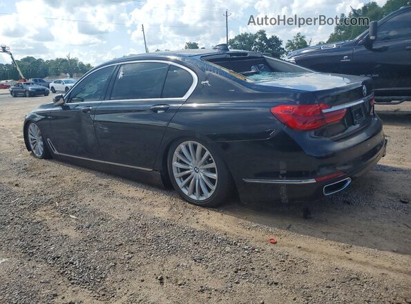 WBA7E2C55HG740100 2017 BMW 7 SERIES Black Tył prawy