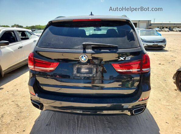 5UXKR2C54J0Z17525 2018 BMW X5 Black წინა სალონის ხედი