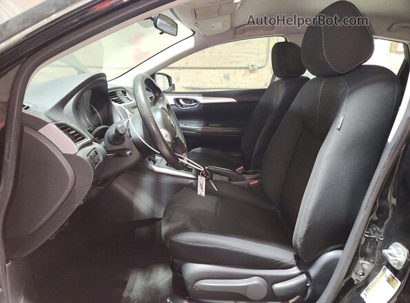 3N1AB7AP5JY323263 2018 NISSAN SENTRA Black Вид панелі приладів