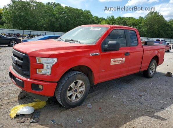 1FTEX1CP3GKF96610 2016 FORD F150 Red Rear left