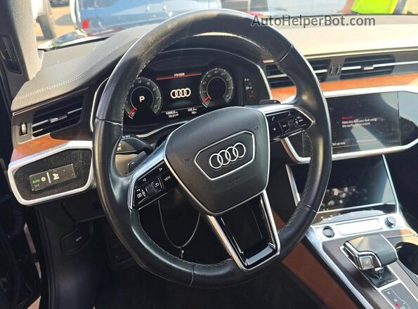 WAUL2AF23MN055781 2021 AUDI A6 Black Vista de los asientos traseros
