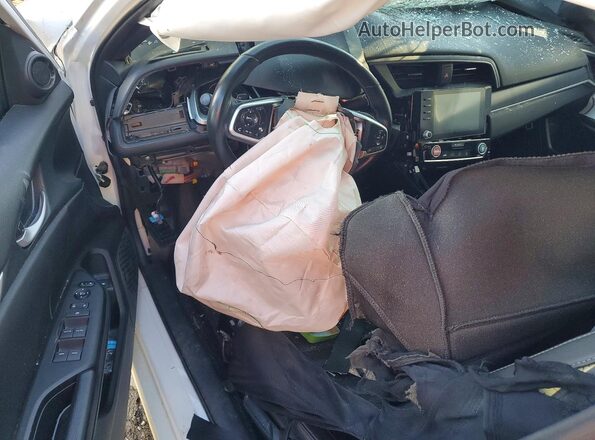 2HGFC2F83KH526214 2019 HONDA CIVIC White Вид щитка приладів