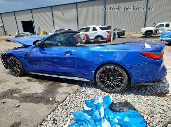 WBS33BA03RCN05324 2024 BMW M4 Синий Задняя правая четверть