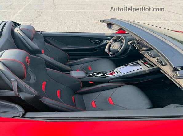 ZHWUT5ZF9PLA21574 2023 LAMBORGHINI ALL MODELS Red Front interior view