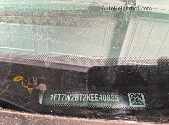 1FT7W2BT2KEE40825 2019 FORD F250 White Սալոնի հետևի տեսք