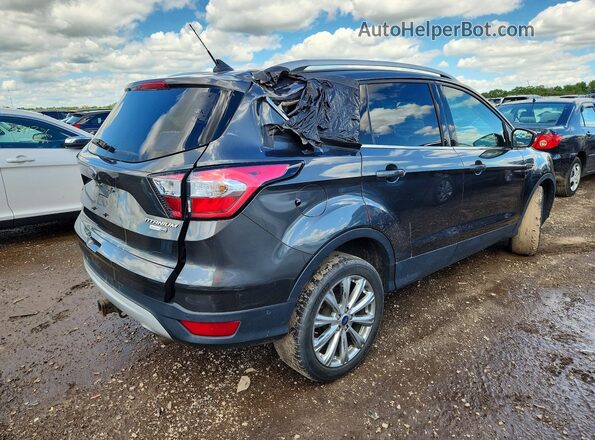 1FMCU9J95JUD34890 2018 FORD ESCAPE Gray წინა მარჯვენა