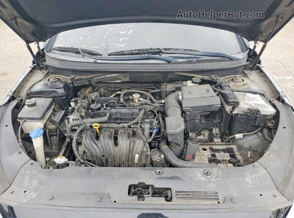 5NPE24AF6KH811365 2019 HYUNDAI SONATA Black Vista del compartimento del motor