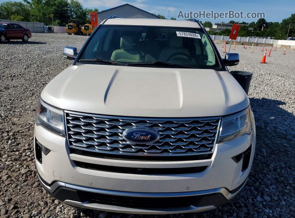 1FM5K8HT3JGB29058 2018 FORD EXPLORER Белый Вид сзади