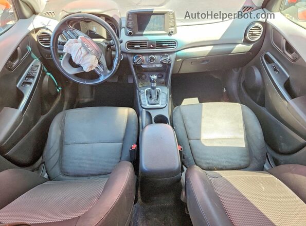 KM8K22AA6KU200782 2019 HYUNDAI KONA Orange ხელსაწყოთა პანელის ხედი