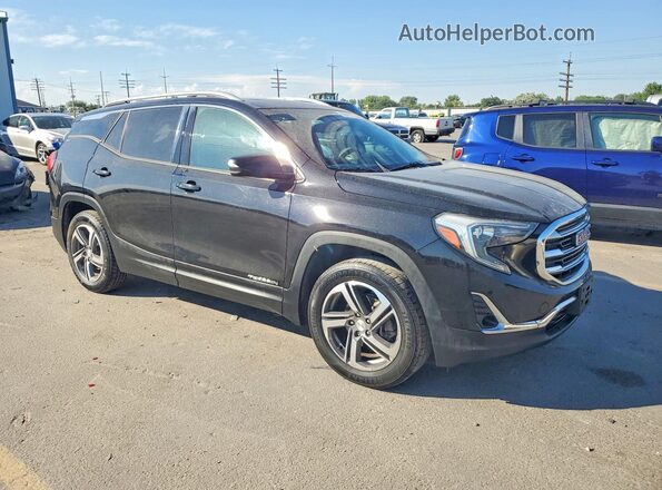 3GKALWEU4JL293288 2018 GMC TERRAIN Черный Вид спереди