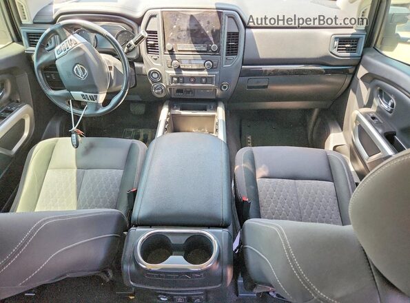 1N6AA1FB6NN100112 2022 NISSAN TITAN Gray Սարքավորումների վահանակի տեսք