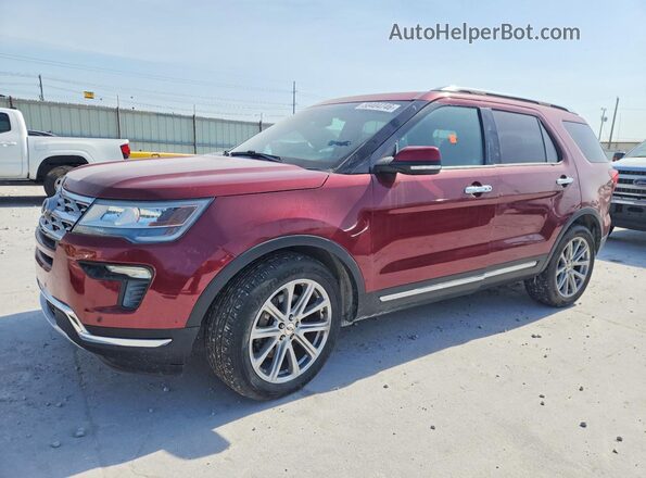 1FM5K7F85GGA11580 2016 FORD EXPLORER Red Հետևի ձախ