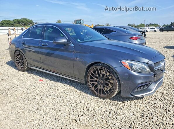 55SWF8HB7GU130249 2016 MERCEDES-BENZ C Серый Вид спереди