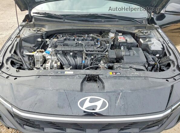 KMHLM4DG0SU069116 2025 HYUNDAI ELANTRA Black ძრავის განყოფილების ხედი