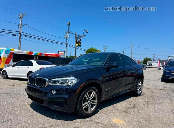 5UXKU0C51J0G80952 2018 BMW X6 Black Հետևի աջ
