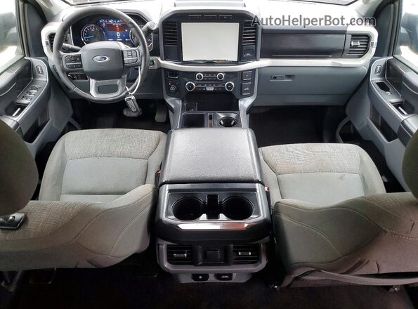 1FTEW1EP0NKD35920 2022 FORD F150 Black Вид щитка приладів