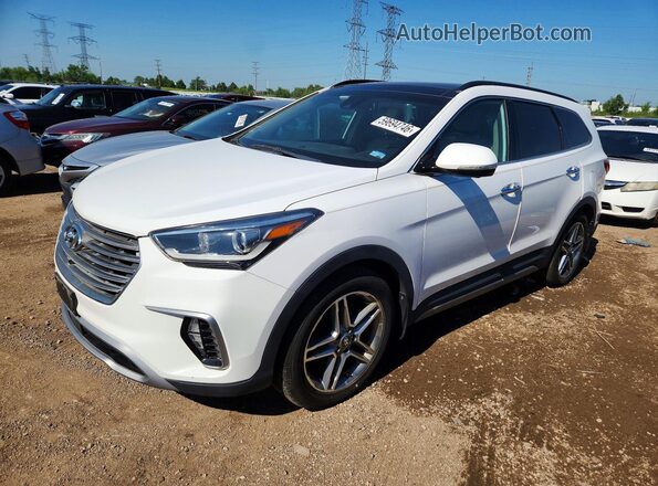 KM8SRDHF6HU252110 2017 HYUNDAI SANTA White Հետևի ձախ