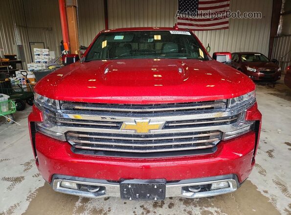 3GCUYHEL0MG186281 2021 CHEVROLET SILVERADO Red Widok z tyłu