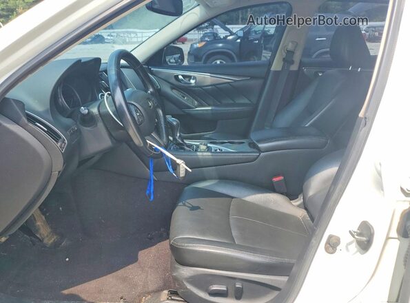 JN1EV7AR5HM837976 2017 INFINITI Q50 White Առջևի վահանակի տեսք
