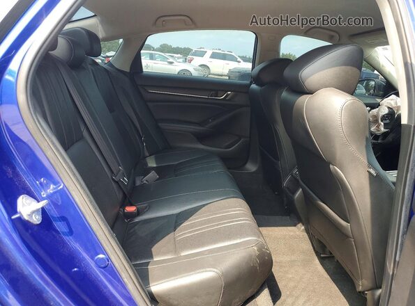 1HGCV1F4XMA059119 2021 HONDA ACCORD Blue უკანა სალონის ხედი