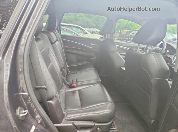5FRYD4H47GB029057 2016 ACURA MDX Черный Вид задней части салона