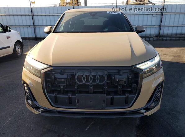WA1VVBF78SD022700 2025 AUDI Q7 Tan უკანა ხედი