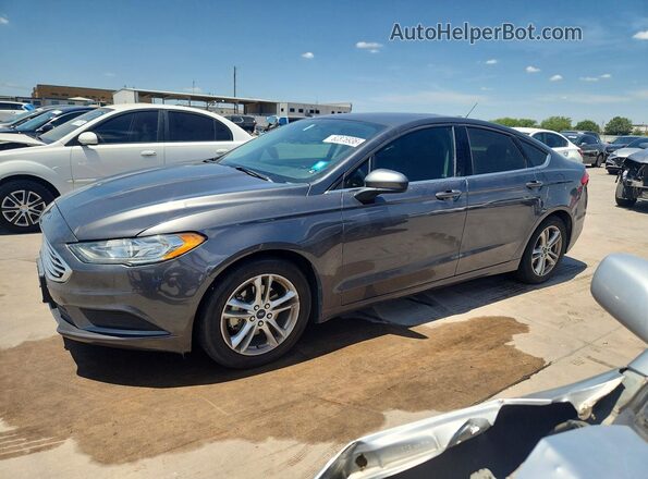 3FA6P0HD7JR176550 2018 FORD FUSION Gray Rear left