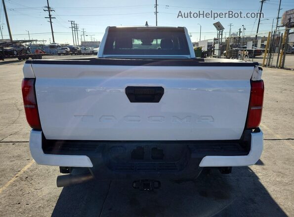 3TYJBAFN0ST017036 2025 TOYOTA TACOMA White წინა სალონის ხედი