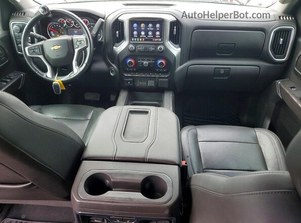 3GCUYGEL0LG417267 2020 CHEVROLET SILVERADO White Widok zestawu wskaźników