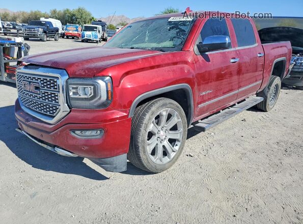 3GTP1PEJ3JG485527 2018 GMC SIERRA Red უკანა მარცხენა