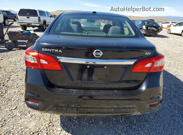 3N1AB7AP2HY356599 2017 NISSAN SENTRA Black Հետևի տեսք