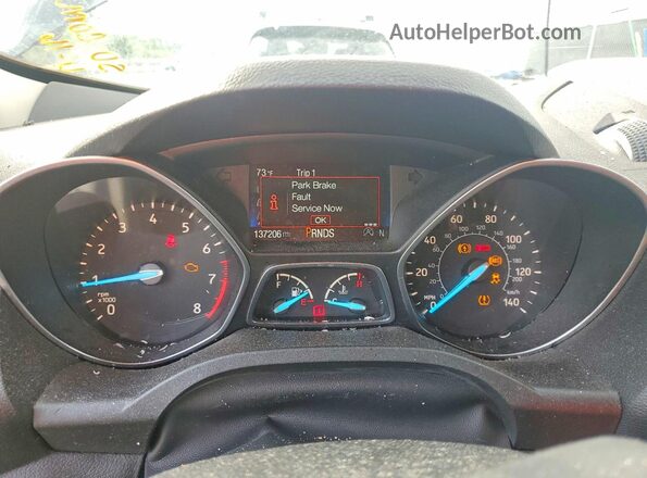 1FMCU9GDXJUB10770 2018 FORD ESCAPE Black Vista del cuadro de instrumentos