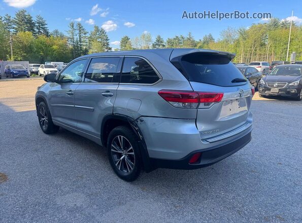5TDBZRFH9JS843564 2018 TOYOTA HIGHLANDER Gray Trasero derecho
