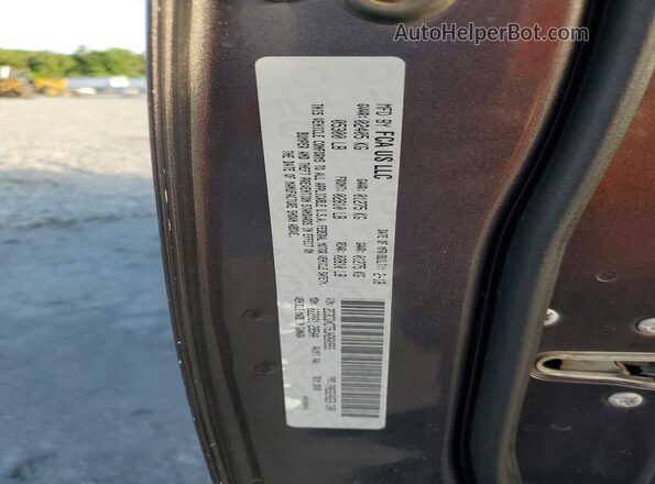 2C3CDXCT5JH260993 2018 DODGE CHARGER Gray VIN կոդի պիտակի տեսք