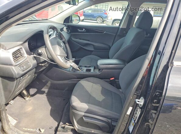 5XYPGDA31KG445368 2019 KIA SORENTO Black Widok deski rozdzielczej