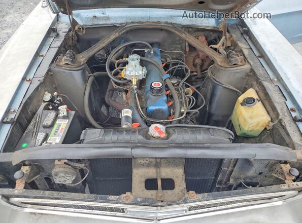 8T01T167983 1968 FORD MUSTANG Бирюзовый Вид подкапотного пространства