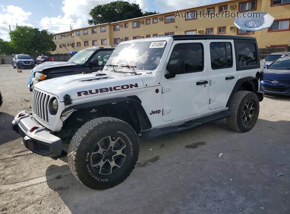 1C4HJXFN3KW545394 2019 JEEP WRANGLER Белый Задняя левая четверть
