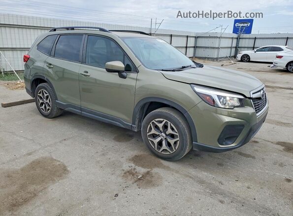 JF2SKAGC2KH592161 2019 SUBARU FORESTER Green Front view