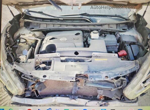 5N1AZ2MH3HN148689 2017 NISSAN MURANO White VIN კოდის სტიკერის ხედი