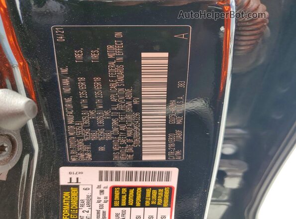 5TDHZRBH5MS543296 2021 TOYOTA HIGHLANDER Black 360 interior view